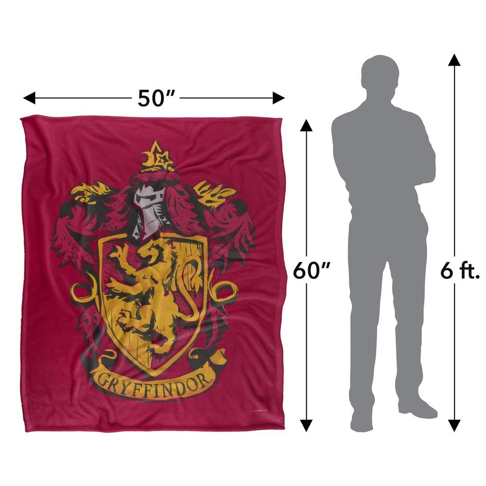 Multicoloured - Pack Shot - Harry Potter Gryffindor Painted Blanket