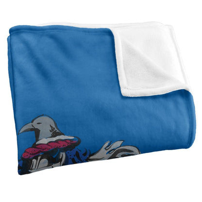 Multicoloured - Back - Harry Potter Ravenclaw Painted Blanket