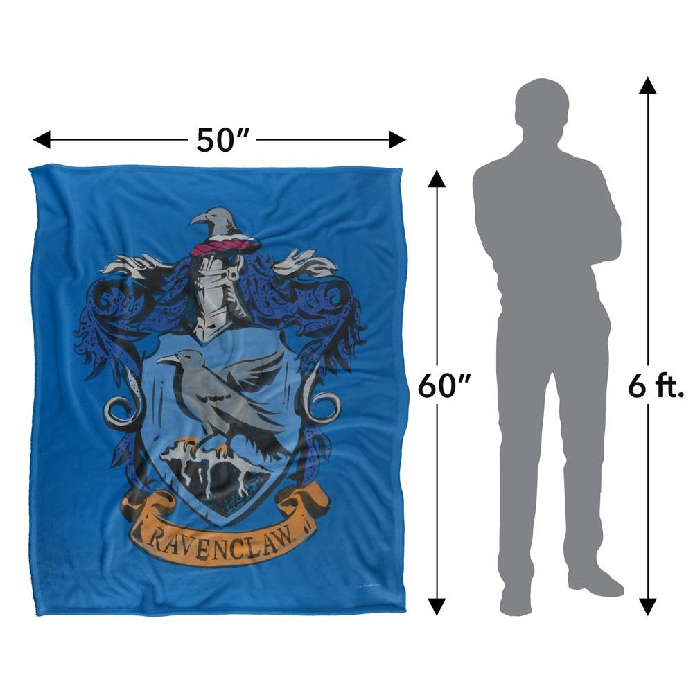 Multicoloured - Pack Shot - Harry Potter Ravenclaw Painted Blanket