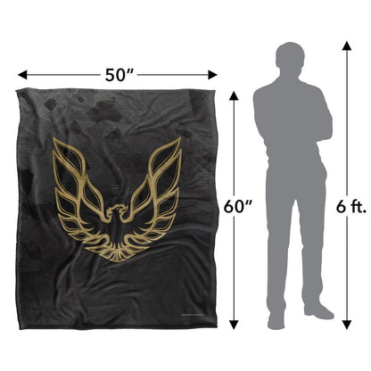 Multicoloured - Pack Shot - Pontiac Firebird Logo Blanket