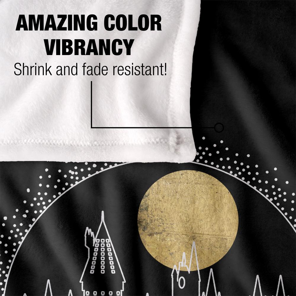 Multicoloured - Lifestyle - Harry Potter Hogwarts Outline Blanket