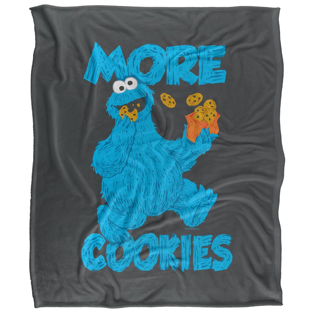 Multicoloured - Front - Sesame Street More Cookies Blanket