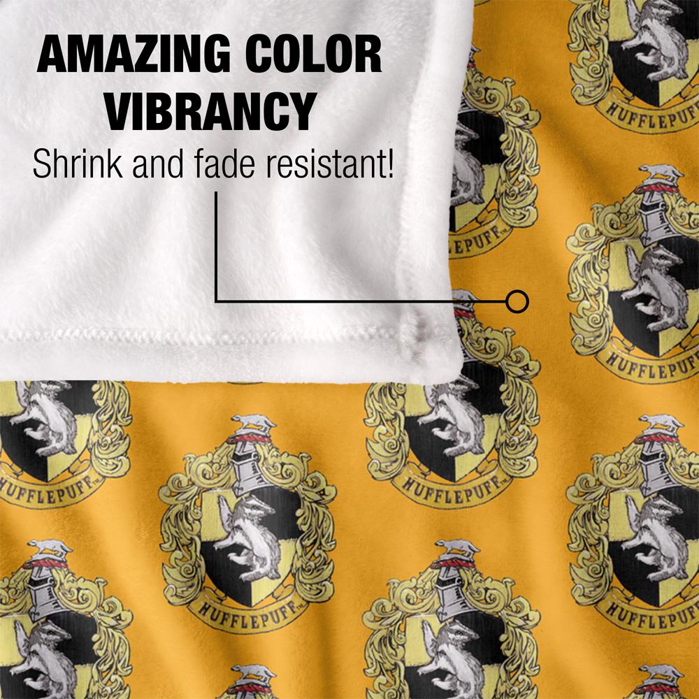 Multicoloured - Lifestyle - Harry Potter Hufflepuff Repeat Print Blanket