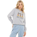 Sports Grey - Side - Disney Womens-Ladies 90´s Mickey Mouse Retro Sweatshirt