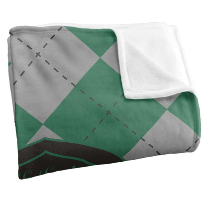 Multicoloured - Back - Harry Potter Slytherin Blanket