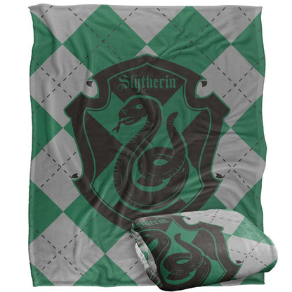 Multicoloured - Side - Harry Potter Slytherin Blanket