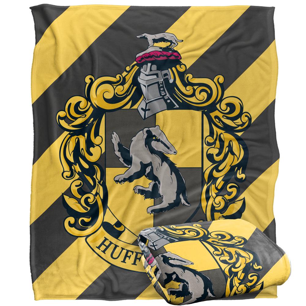 Multicoloured - Side - Harry Potter Hufflepuff Striped Blanket
