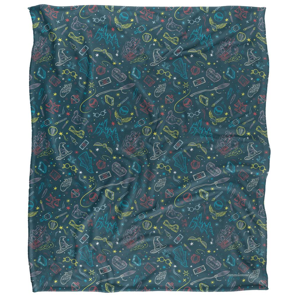 Multicoloured - Front - Harry Potter Assorted Designs Blanket