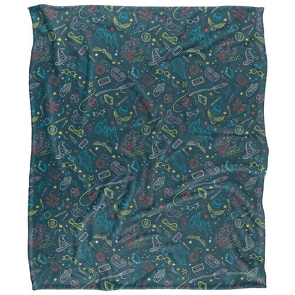 Multicoloured - Front - Harry Potter Assorted Designs Blanket