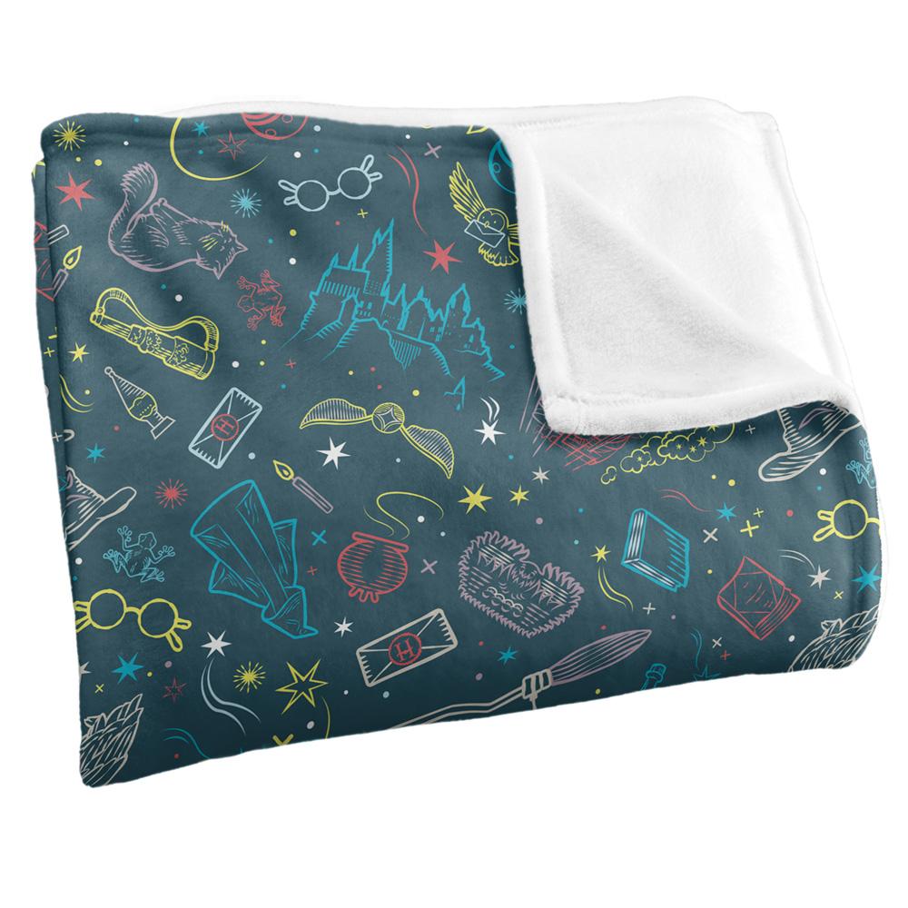 Multicoloured - Back - Harry Potter Assorted Designs Blanket