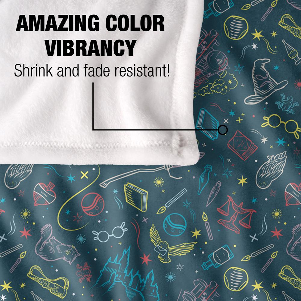 Multicoloured - Lifestyle - Harry Potter Assorted Designs Blanket