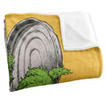 Multicoloured - Back - Sesame Street Painted Oscar The Grouch Blanket