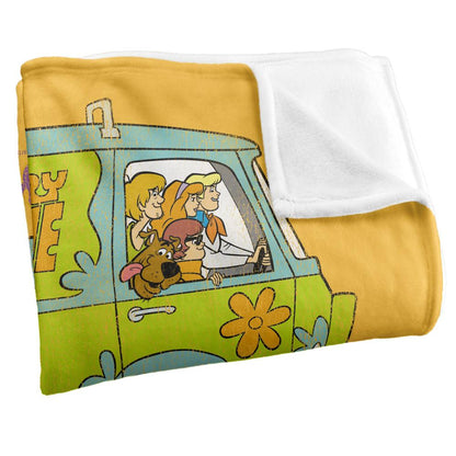 Multicoloured - Back - Scooby Doo The Mystery Machine Blanket