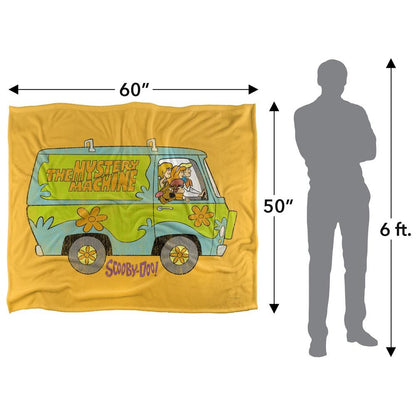 Multicoloured - Pack Shot - Scooby Doo The Mystery Machine Blanket