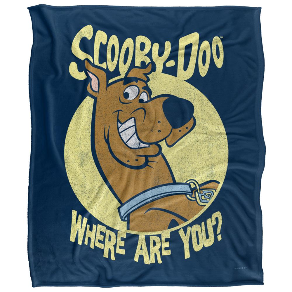 Multicoloured - Front - Scooby Doo Where Are You? Blanket