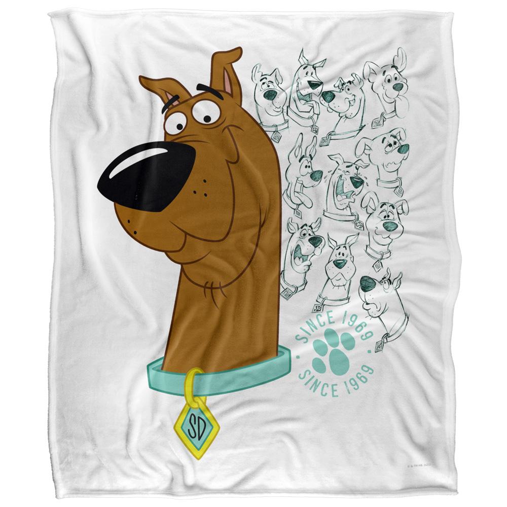 Multicoloured - Front - Scooby Doo Since 1969 Blanket