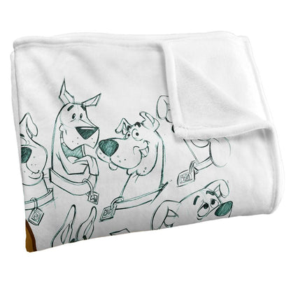 Multicoloured - Back - Scooby Doo Since 1969 Blanket