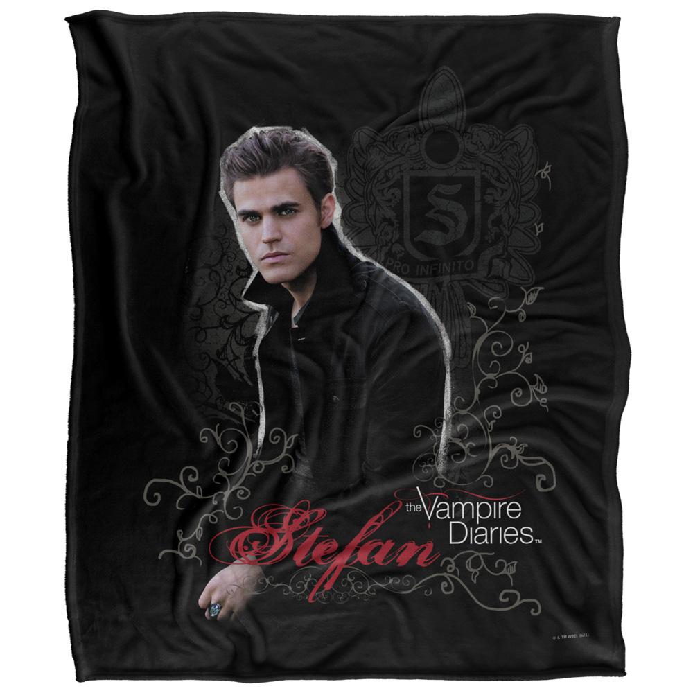 Multicoloured - Front - Vampire Diaries Portrait Stefan Blanket