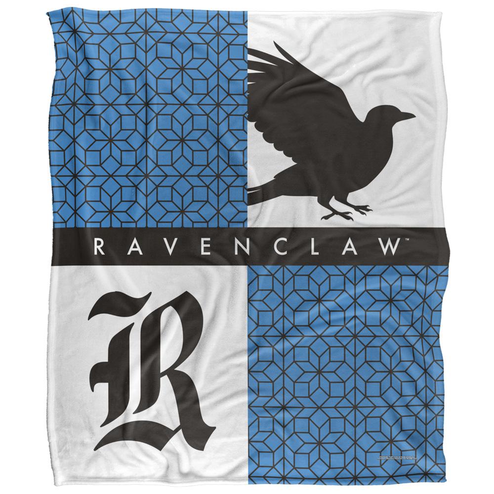 Multicoloured - Front - Harry Potter Ravenclaw Squares Blanket
