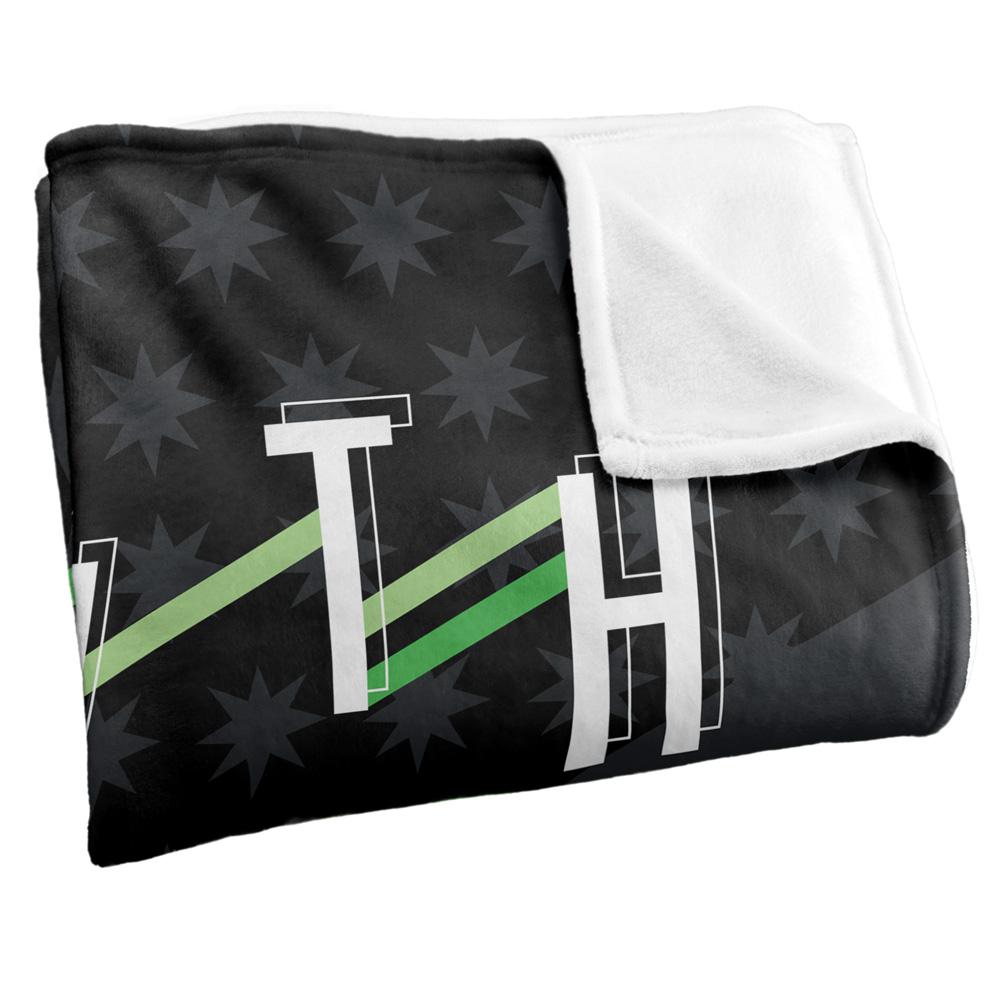 Multicoloured - Back - Harry Potter Slytherin Snake Blanket