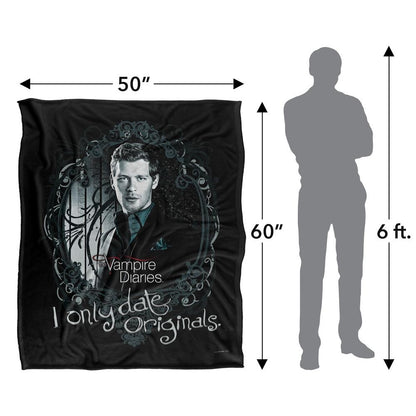 Multicoloured - Pack Shot - Vampire Diaries I Only Date Originals Blanket