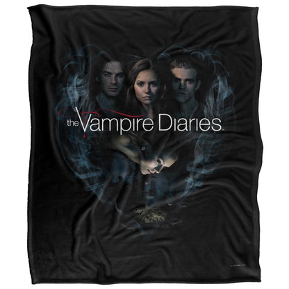 Multicoloured - Front - Vampire Diaries Smokey Blanket