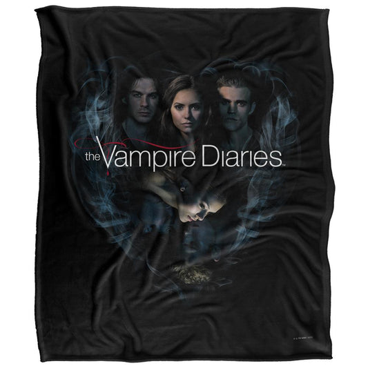 Multicoloured - Front - Vampire Diaries Smokey Blanket
