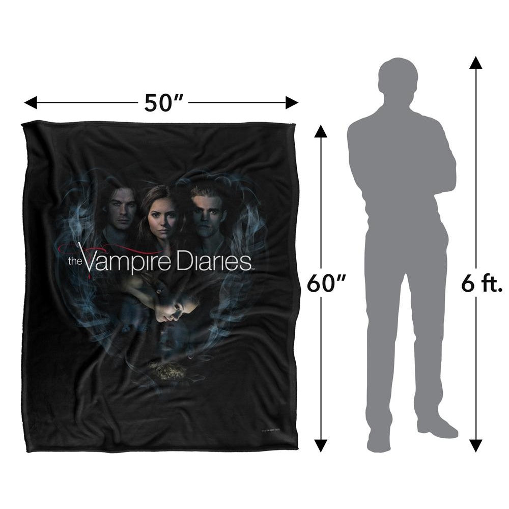 Multicoloured - Pack Shot - Vampire Diaries Smokey Blanket
