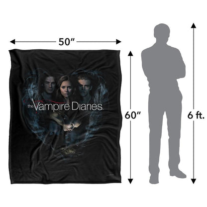 Multicoloured - Pack Shot - Vampire Diaries Smokey Blanket