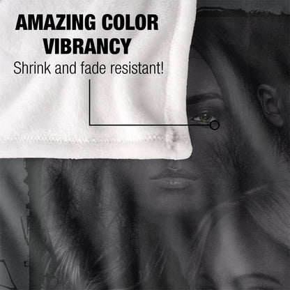 Multicoloured - Lifestyle - Vampire Diaries Love Sucks Character Heads Blanket