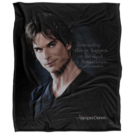 Multicoloured - Front - Vampire Diaries Interesting Things Damon Blanket