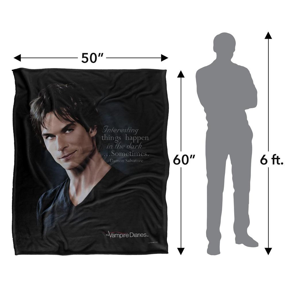 Multicoloured - Pack Shot - Vampire Diaries Interesting Things Damon Blanket