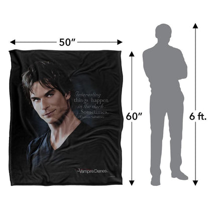 Multicoloured - Pack Shot - Vampire Diaries Interesting Things Damon Blanket