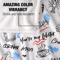 Multicoloured - Lifestyle - Friends Doodles Blanket