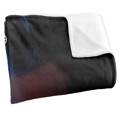 Multicoloured - Back - Vampire Diaries Headshot Stefan Blanket