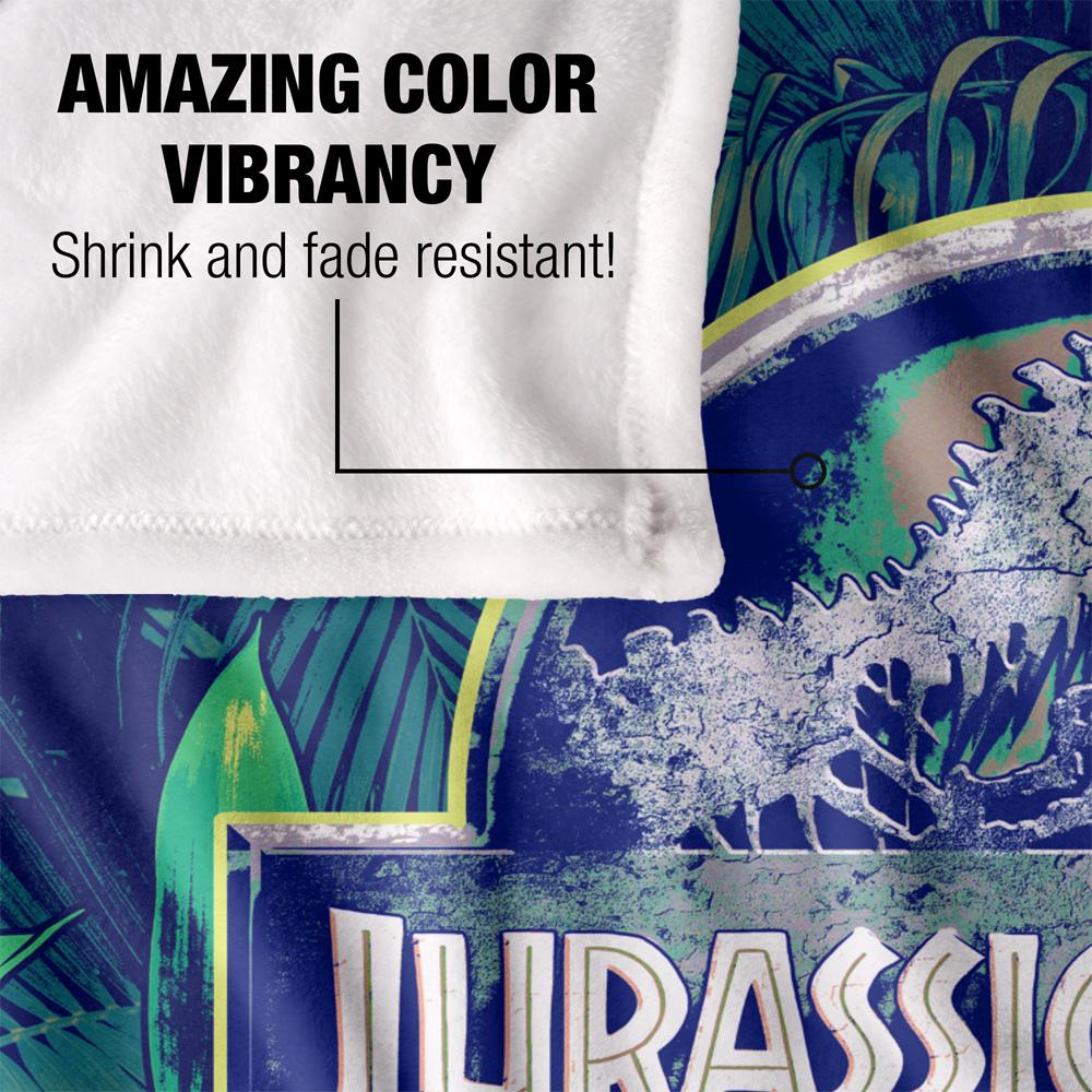 White - Lifestyle - Jurassic World Jungle Blanket