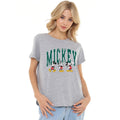 Sports Grey - Side - Disney Womens-Ladies Mickey Mouse Running T-Shirt