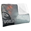 Multicoloured - Back - Jurassic World T-Rex Blanket