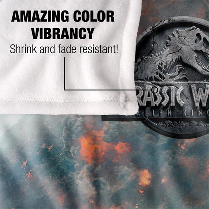Multicoloured - Lifestyle - Jurassic World T-Rex Blanket