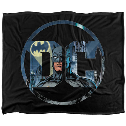 Multicoloured - Front - DC Logo Batman Blanket
