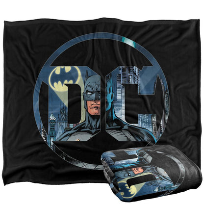 Multicoloured - Side - DC Logo Batman Blanket