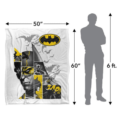 Multicoloured - Pack Shot - Batman Comic Strip Blanket