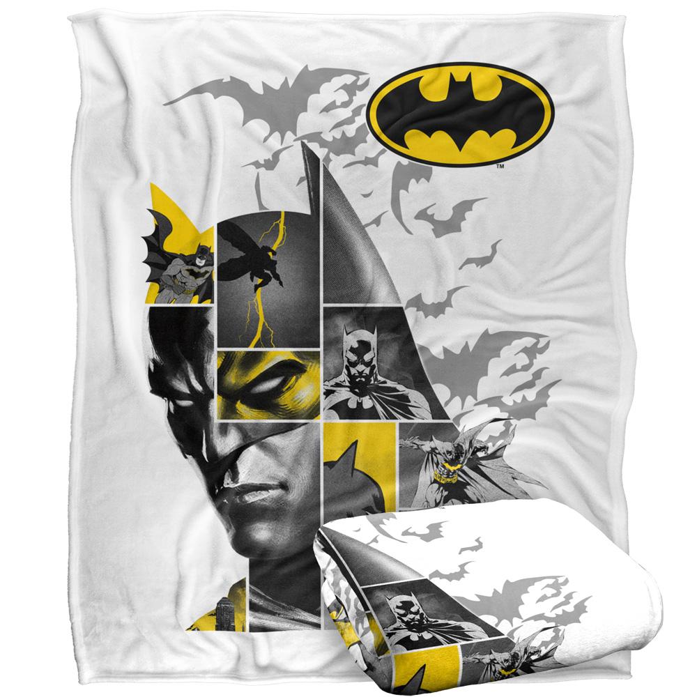 Multicoloured - Side - Batman Comic Strip Blanket