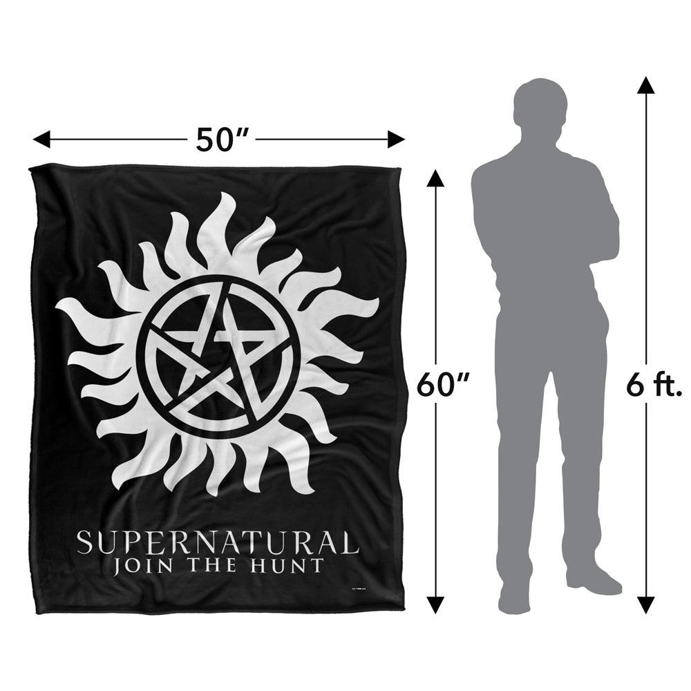 Multicoloured - Pack Shot - Supernatural Logo Blanket