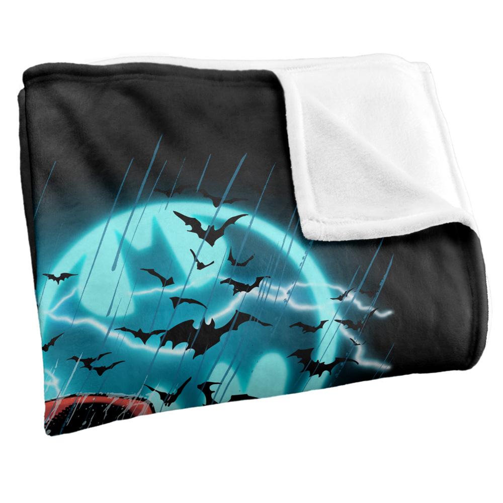 Multicoloured - Back - Batman Character Art Blanket