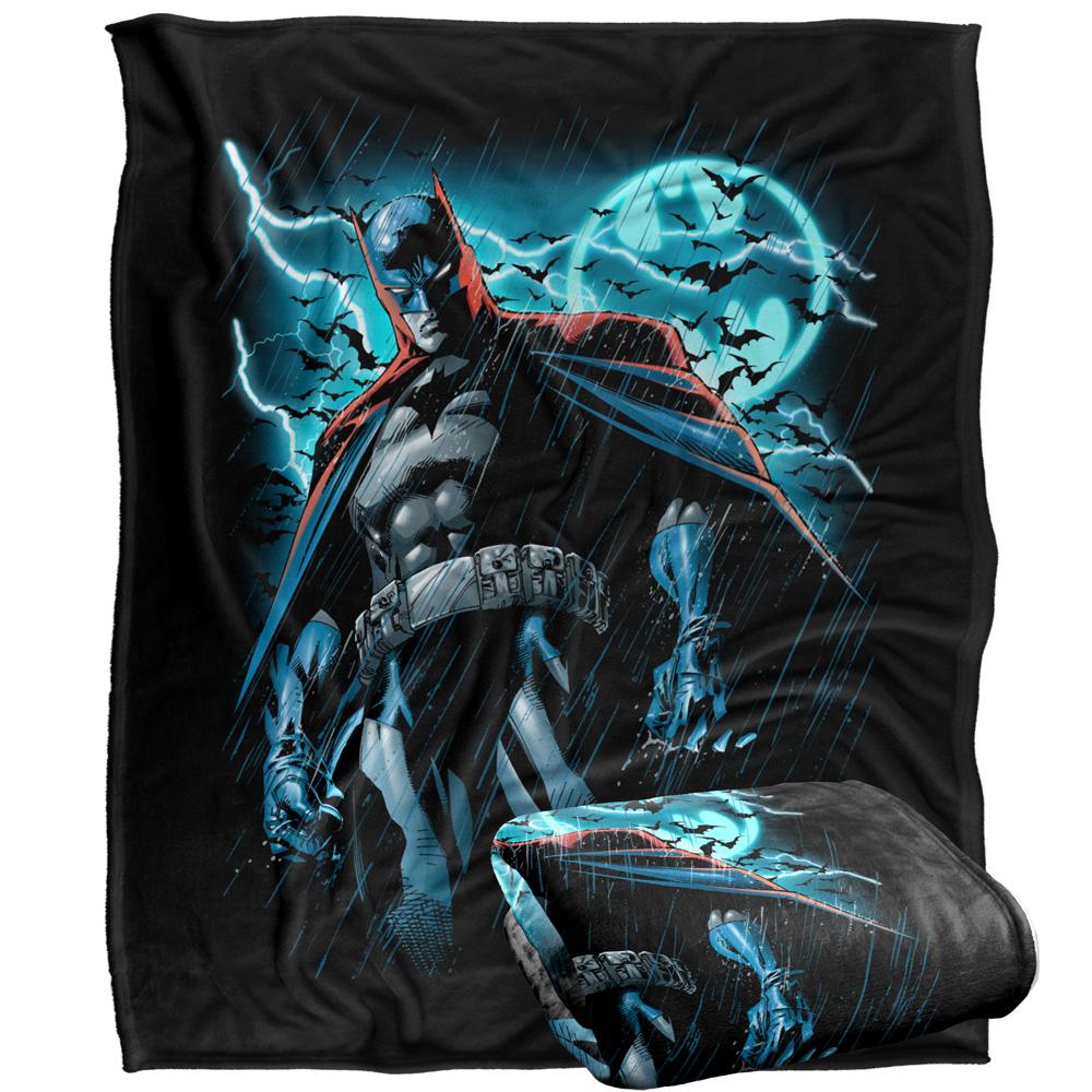 Multicoloured - Side - Batman Character Art Blanket