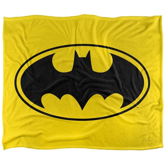 Multicoloured - Front - Batman Contrast Logo Blanket