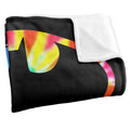Multicoloured - Back - Batman Tie Dye Blanket