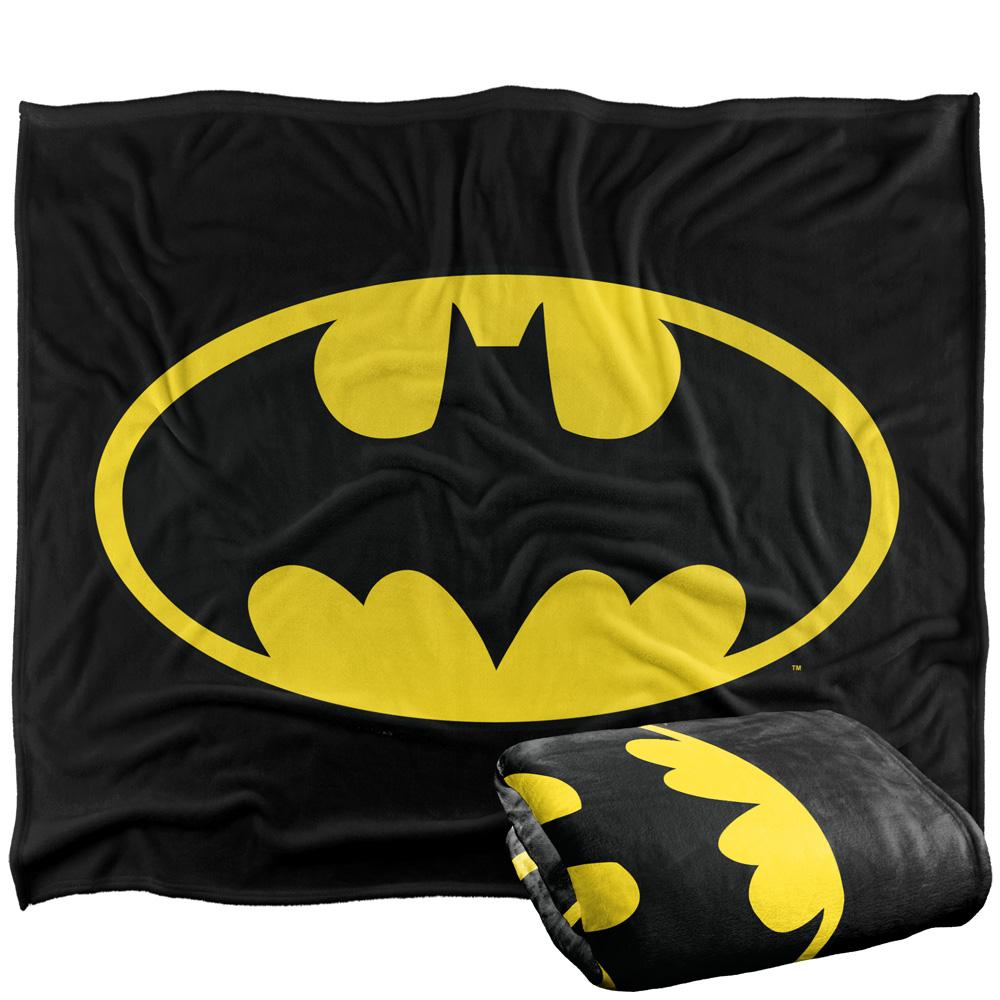 Multicoloured - Side - Batman Logo Blanket