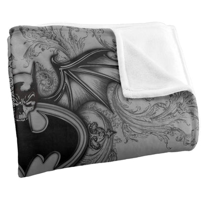 Multicoloured - Side - Batman The Dark Knight Gothic Blanket